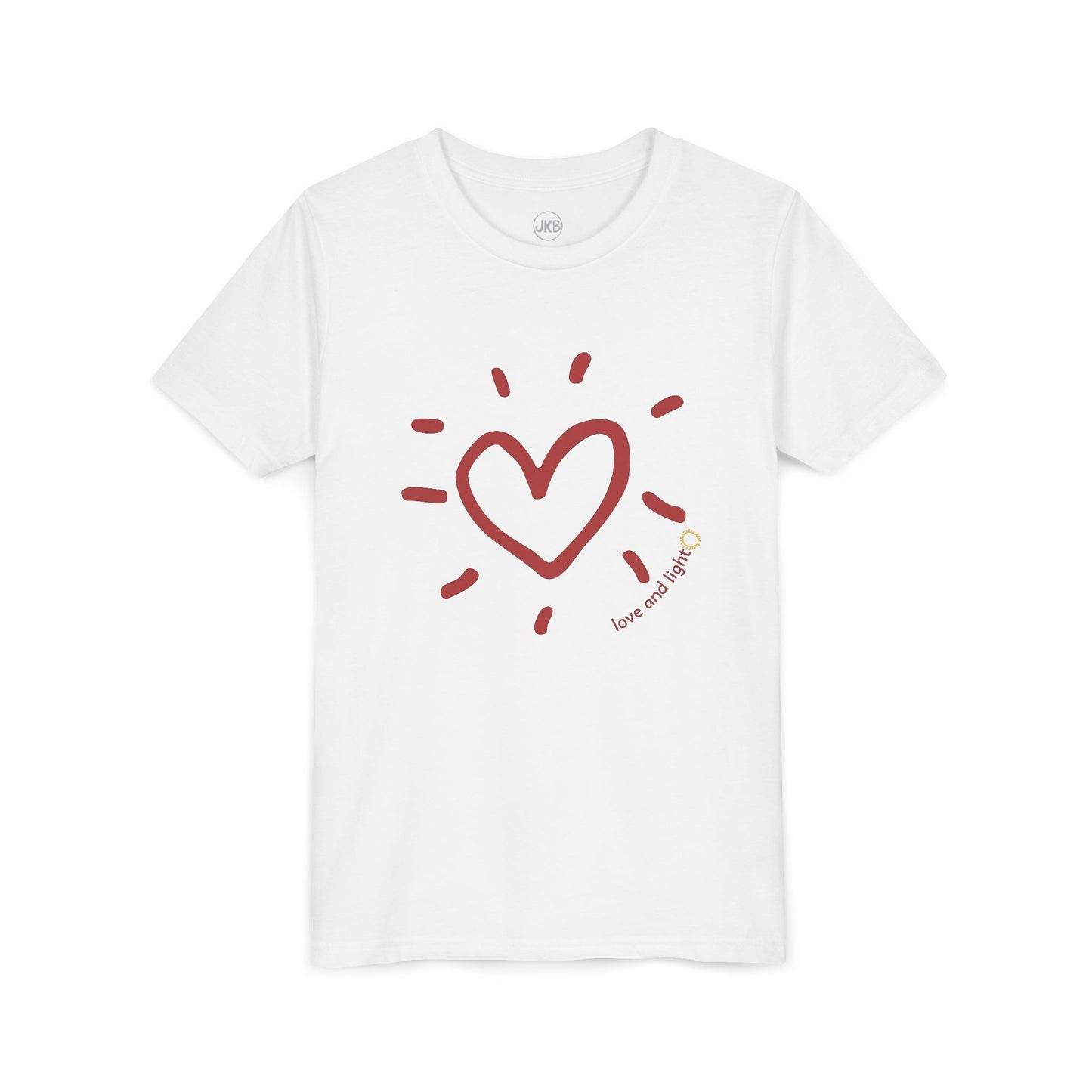“Lead with Love” Tee – Love from the Love & Light Collection - Youth