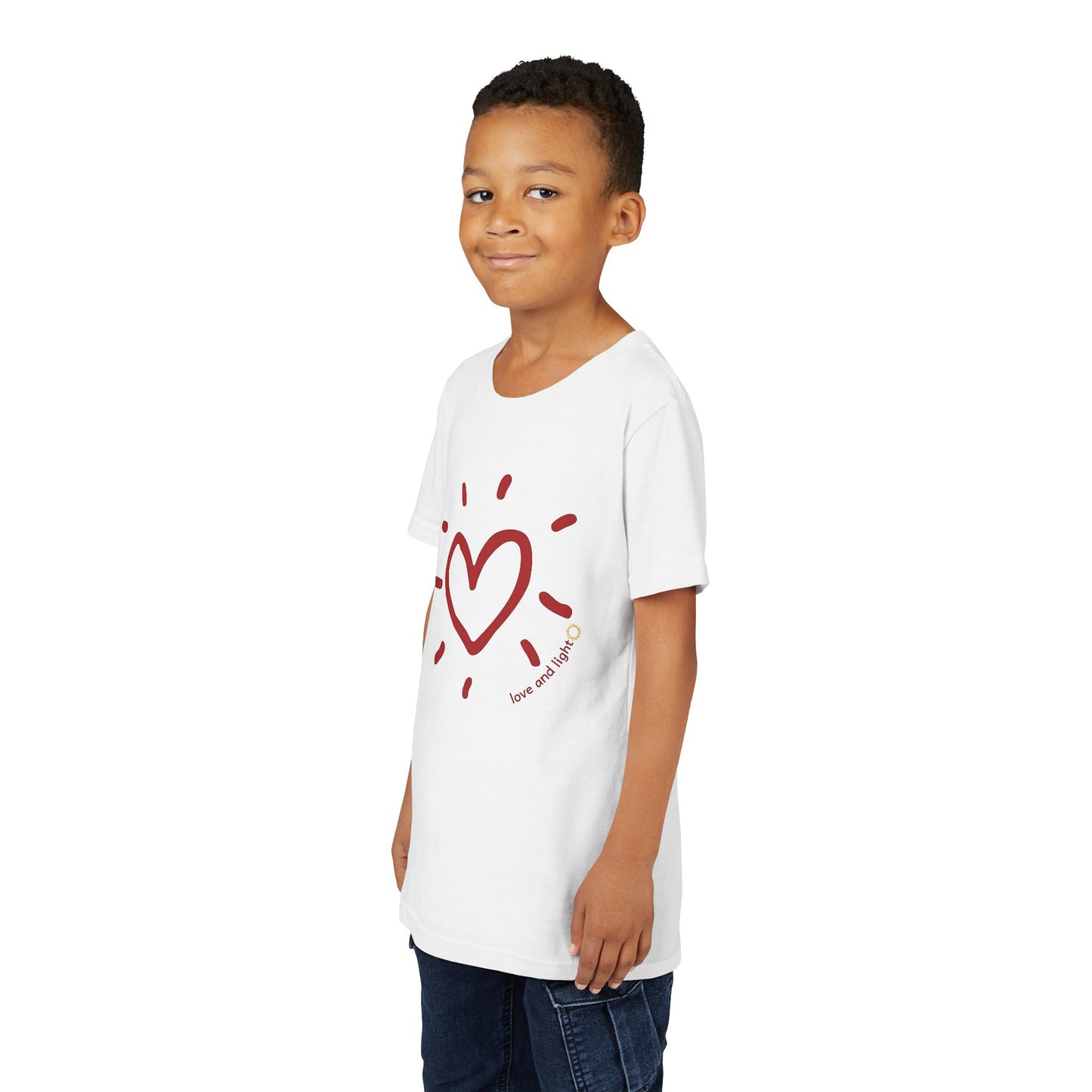 “Lead with Love” Tee – Love from the Love & Light Collection - Youth